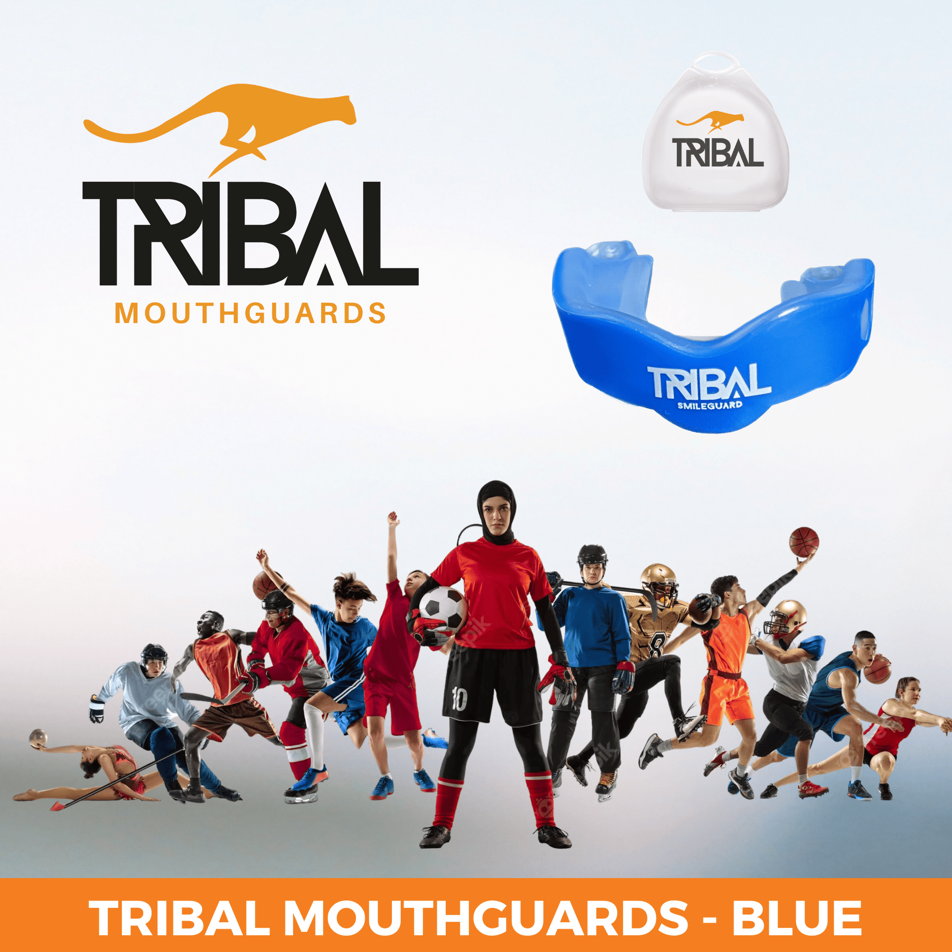 Gel Pro Sports Mouthguards by Tribal - Play it Safe - Tribal Sports Mouthguards Tribal sports mouthguards ruby Australia, wallabies, wallaroos, dental, mouth , teeth, injuries,  boil and bite, heat and fit, multiple colours, rugby, football cricked